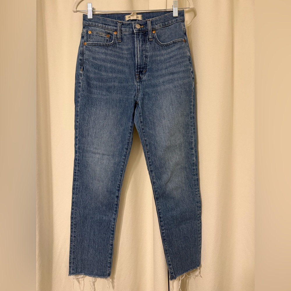 Madewell Perfect Vintage Jean in Classic Blue in Size 25